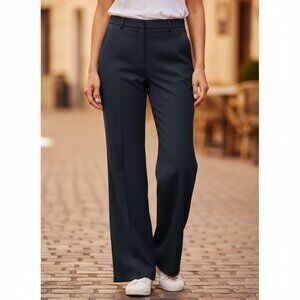 LAUREN RALPH LAUREN SZ 16W Classic Wool Blend Dress Pant Trouser Black/Charcoal